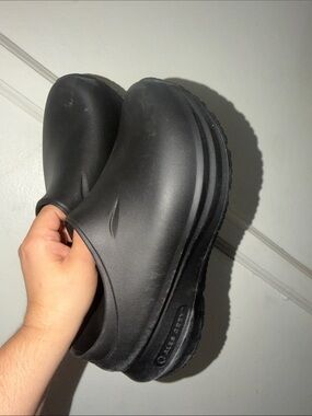 ALES GREY Men's Waterproof Slip-On Clog in Black